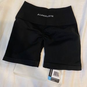 Black Alphalete AMPLIFY SHORT 4.5" NWT